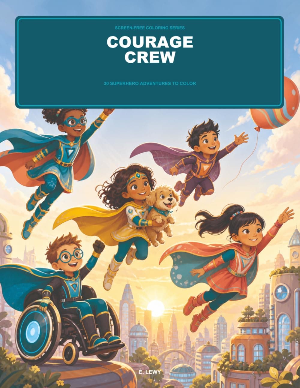 Courage Crew coloring book cover